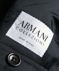 armani suit logo